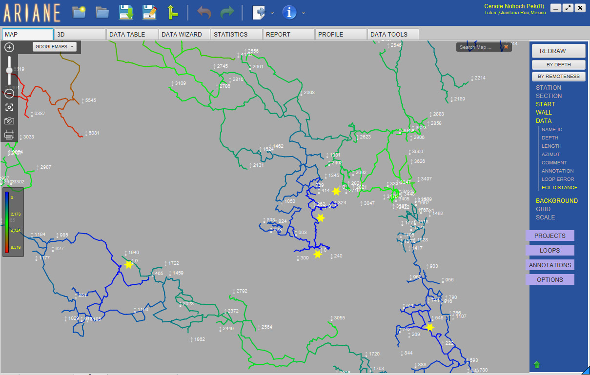 Ariane • 3D Cave mapping software
